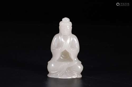 Hetian jade guanyin caveSize: 5 * 3 * 8.5 cm weight: 146 gIn...