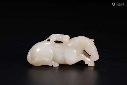 , hotan white jade seal hou furnishing articles immediatelyS...