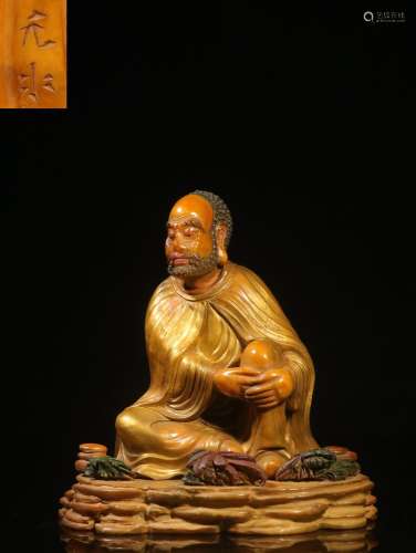 ."Water" type of shoushan stone paint manual sculp...