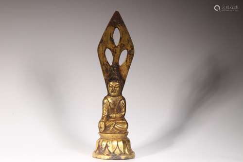 , the copper mine loader gold BuddhaSize 16 x4cm