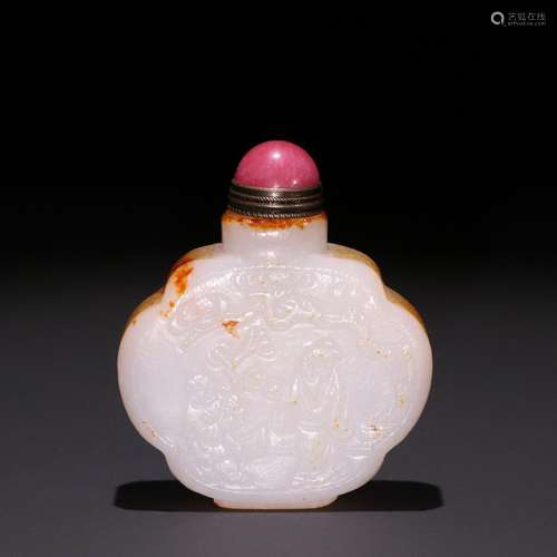 Stories of hetian jade seed makings snuff bottlesSpecificati...