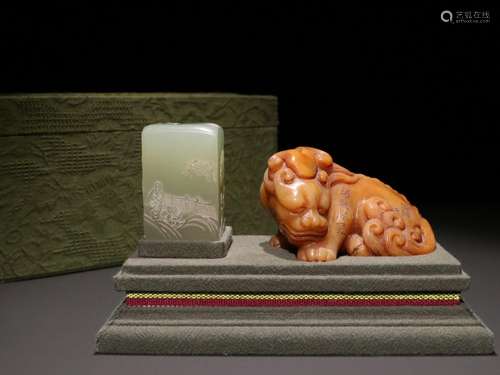 Jc gate of tian rui lion stone seal a coldSpecification: hig...