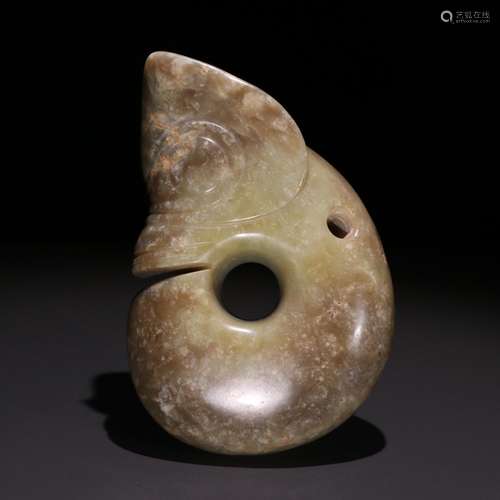 Hongshan culture jade pig dragon riverSpecification: length ...