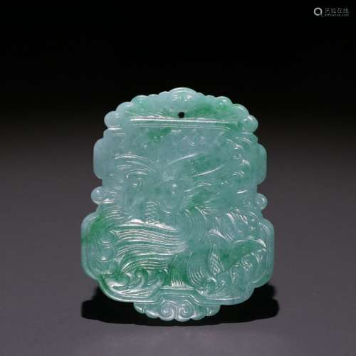fish wave lines up for later jade carvingSpecification: long...