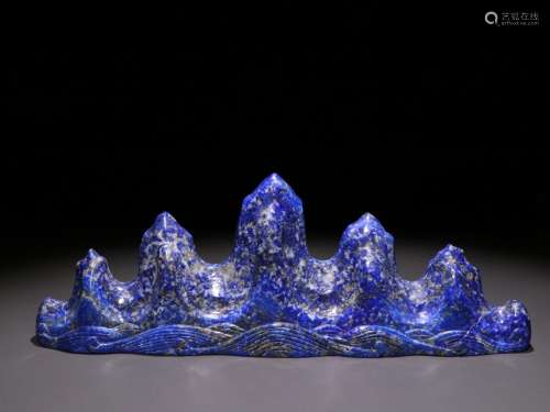 Lapis lazuli dashanzi pen rackSpecification: high 8.5 cm lon...