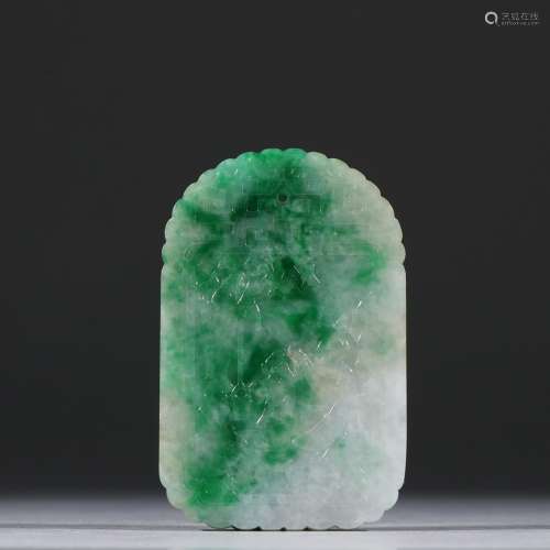 Stories of jade.Size: 7.5 cm * 4.8 cm thick 0.6 cm wide weig...
