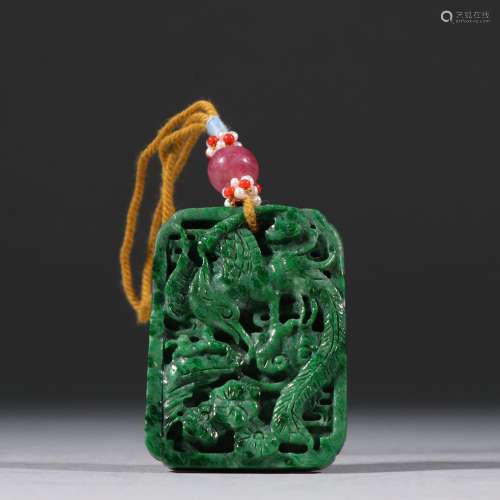 Jade carving grain listedSpecification: long and 4.85 cm wid...