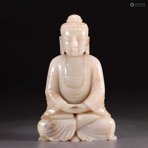 : hetian jade Buddha furnishing articlesSize: 18 cm long, 10...