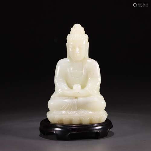 : hetian jade Buddha furnishing articlesSize: 12 cm long, 7....