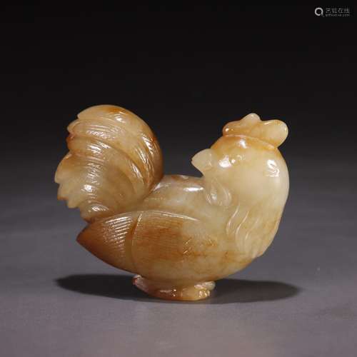 : hetian jade carving "career" chicken piecesSize:...