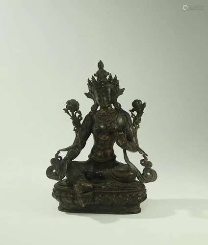 The figure of BuddhaSize: 32 cm long and 24.8 cm wide 16 m h...