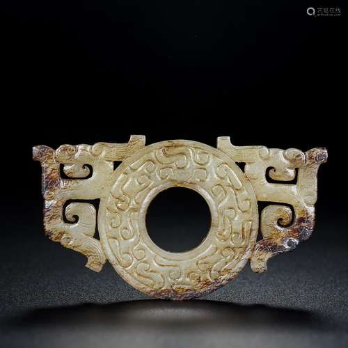 Hetian seed makings profile longnu wall, exquisite jade oil ...