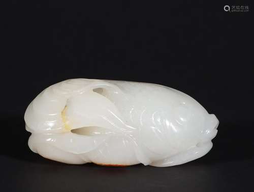 Hetian jade seed expects the fishSpecification: 3.9 cm high ...