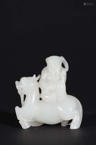 Hetian jade immortal riding furnishing articlesSpecification...