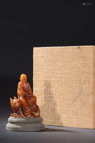 Auspicious dragon with field-yellow stone statuesSpecificati...