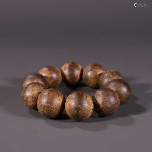 Rare aloes, big hand round bead stringSpecification: bead di...