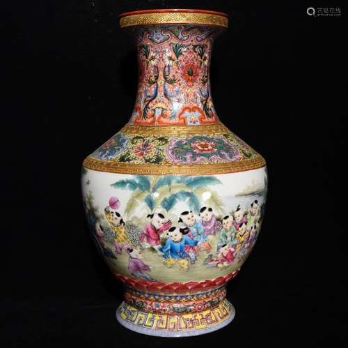 Pastel paint YingXiWen dish buccal bottle, 44 x 27,