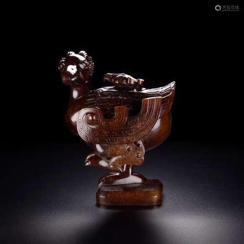 And Tian Shan duck statue, the quality of the jade rigidity,...