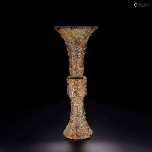 And Tian Shan flower vase with, pit, the jade rigidity, insc...