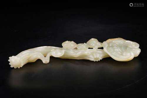 Furnishing articles, hotan jade ganoderma lucidum flexiblySi...