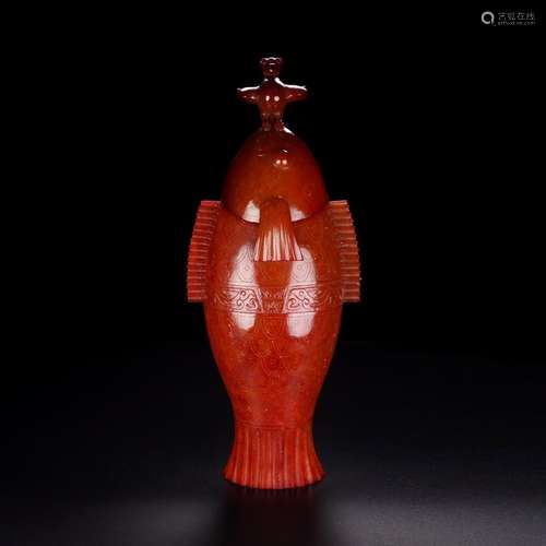 And Tian Shan fish bottle, the quality of the jade rigidity,...