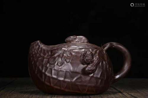 Chinese Yixing Zisha Clay Handmade Exquisite Teapot 52705