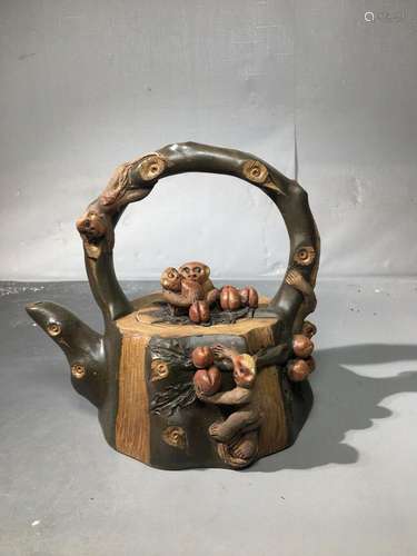 Chinese Yixing Zisha Handmade Exquisite Teapot 37813