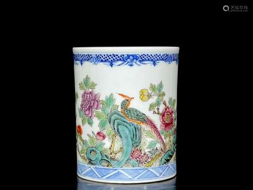 Chinese Pastel Porcelain Handmade Exquisite Brush Pots 28759