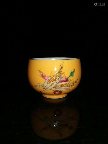 Chinese Porcelain Handmade Exquisite Pattern Cup 100041