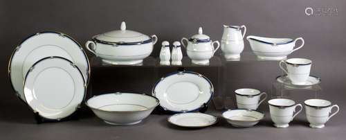 SIXTY SEVEN PIECE NORITAKE IMPRESSION PATTERN PORCELAIN DINE...