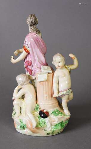 DERBY PATCH PERIOD FIGURE GROUP AS AN ALLEGORY OF MUSIC, or ...