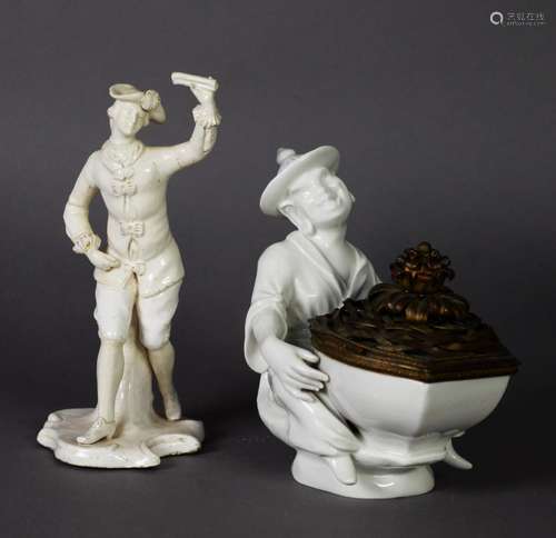 19TH CENTURY NOVELTY EUROPEAN BLANC DE CHINE POT POURRI POT ...