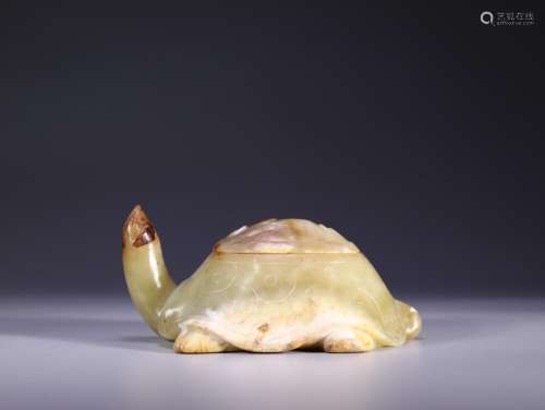 Ancient jade dragon turtle water jarSize: 10 * 7.6 * 4.5 cm ...
