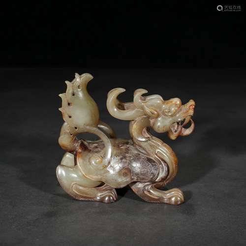 Ancient: hetian jade benevolent furnishing articlesSpecifica...