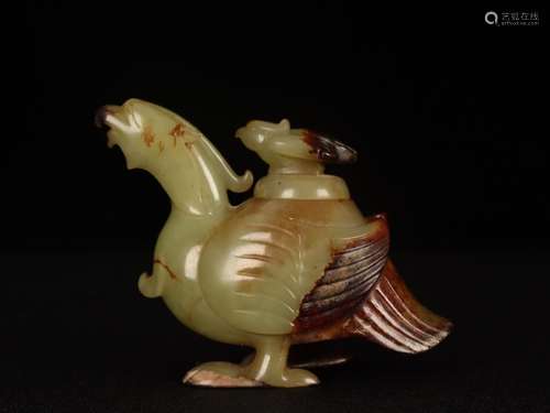 - the ancient jade "four water cheng" phoenix bird...