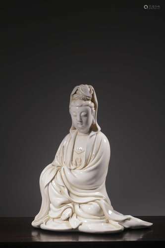 "He Chaozong" dehua white porcelain comfortable gu...