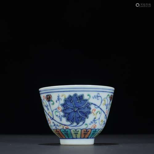 Colorful flowers grain tea cupsSpecification: high/diameter ...