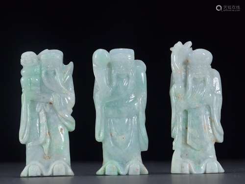 Old jade fu lu shou furnishing articlesA single specificatio...