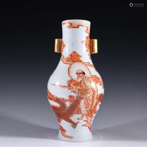 Alum red glaze colour dragon olive bottleSpecification: high...