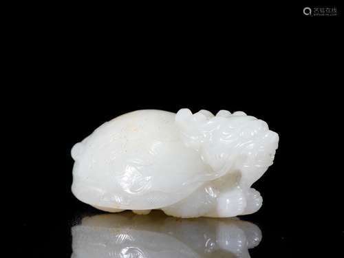 Hetian jade dragon turtle furnishing articlesSpecification: ...