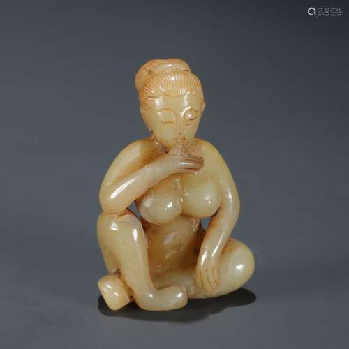 Ancient jade nun furnishing articlesSpecification: high gene...