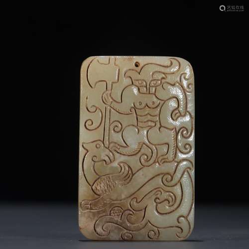 Ancient jade beast lines listedSpecification: high generous ...