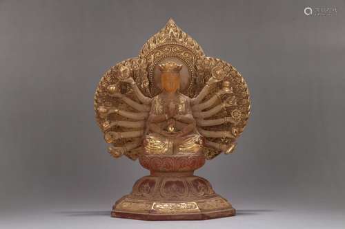 - coloured glaze gold of guanyin furnishing articlesSpecific...