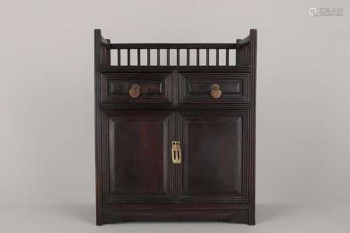 "Four bookcase lobular rosewoodSpecification: high 35.5...