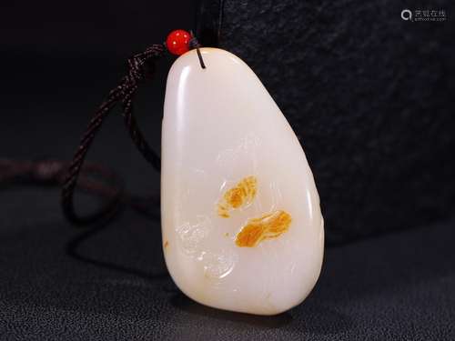 Yuanyang jade pieces of original rock of hetian jade seed ma...