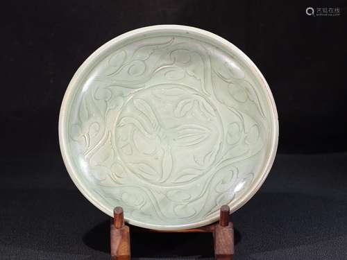 Longquan celadon plate.Specification: 4.5 cm diameter 20 cm ...