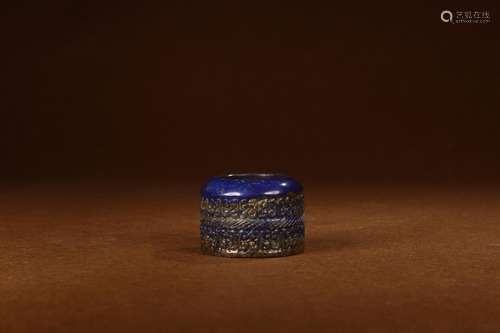 , lapis lazuli moire BanZhiSize: 4 x2. 8 cm, diameter: 2.35 ...