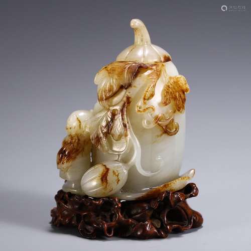 Name, hetian jade figure small bottleCategory, furnishing ar...