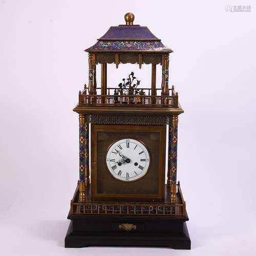 Name, cloisonne clockCategory, otherSize, 34 cm high 96 cm l...