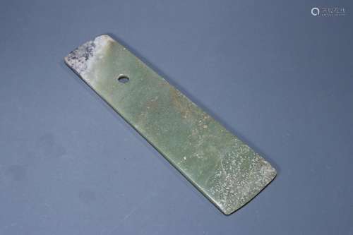 Ancient jade axe: its cultureSize: 29.5 cm long 8 cm wide 0....